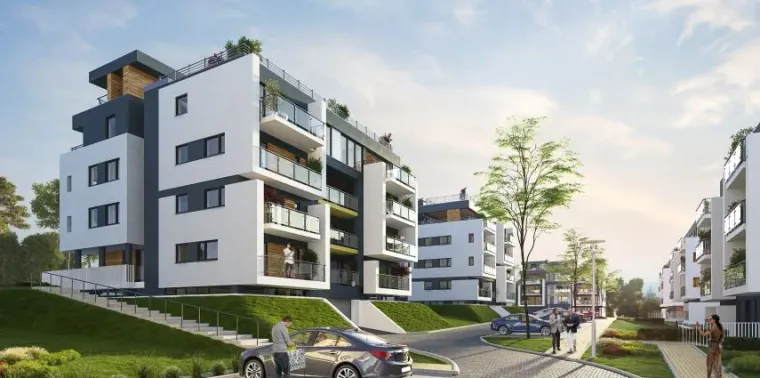Multi-family housing estate - visualisation